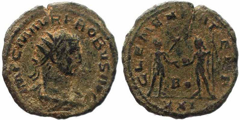 Roman coin of Probus Antoninianus - CLEMENTIA TEMP - Antioch